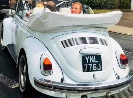 Beetle Cabriolet for wedding hire in Romford